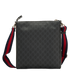 GG Supreme Messenger, &pound;495, Handbags, Black, Canvas, Back view